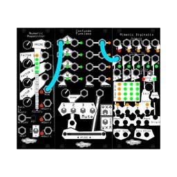 Numeric Repetitor patched into Confundo Funkidos patched into Mimetic Digitalis