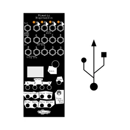 Noise Engineering Mimetic Digitwolis with the USB symbol