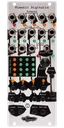 Mimetic Digitalis 4-channel performance sequencer with silver panel. MD also has trigger out, Cartesian, random and reset inputs and performance controls. | Noise Engineering