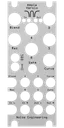 Ampla Versio panel overlay in silver | Noise Engineering