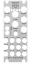 Electus Versio panel overlay in silver | Noise Engineering