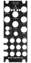 Lacrima Versio panel overlay in black | Noise Engineering