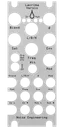 Lacrima Versio panel overlay in silver | Noise Engineering