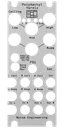 Polydactyl Versio panel overlay in silver | Noise Engineering