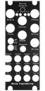 Ruina Versio panel overlay in black | Noise Engineering