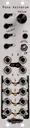 Pons Asinorum Eurorack module in silver with buttons and knob at top and jacks at bottom | Noise Engineering