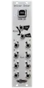 Univer Inter MIDI-to-CV module in silver with USB B at top, MIDI TRS in and out below, and 8 outputs in 6HP. | Noise Engineering