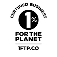 One percent for the planet logo