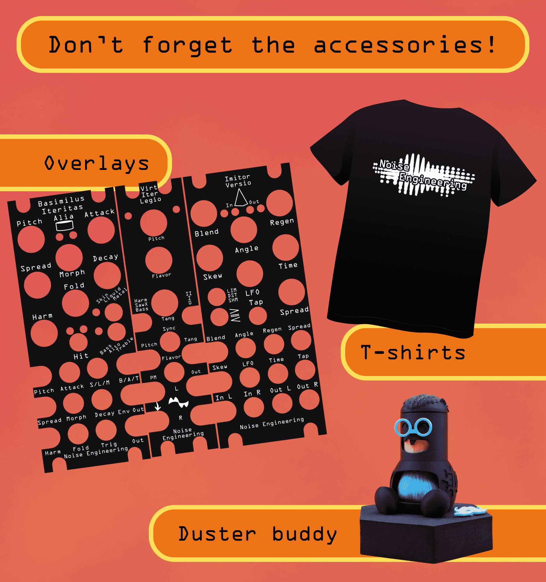 Don't forget the accessories!