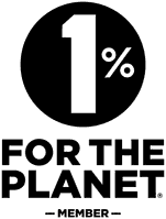 One percent for the planet logo