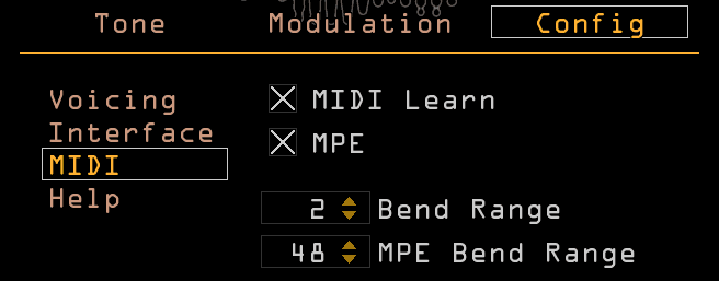 The MIDI page