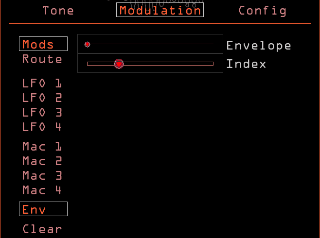 The Env page