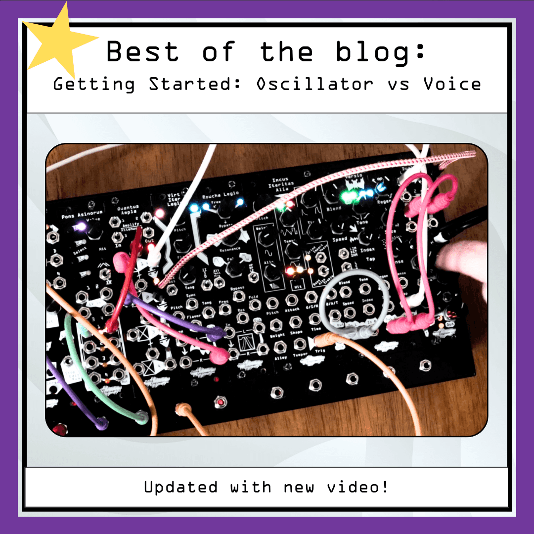 Click here for a post about oscillators and voices!