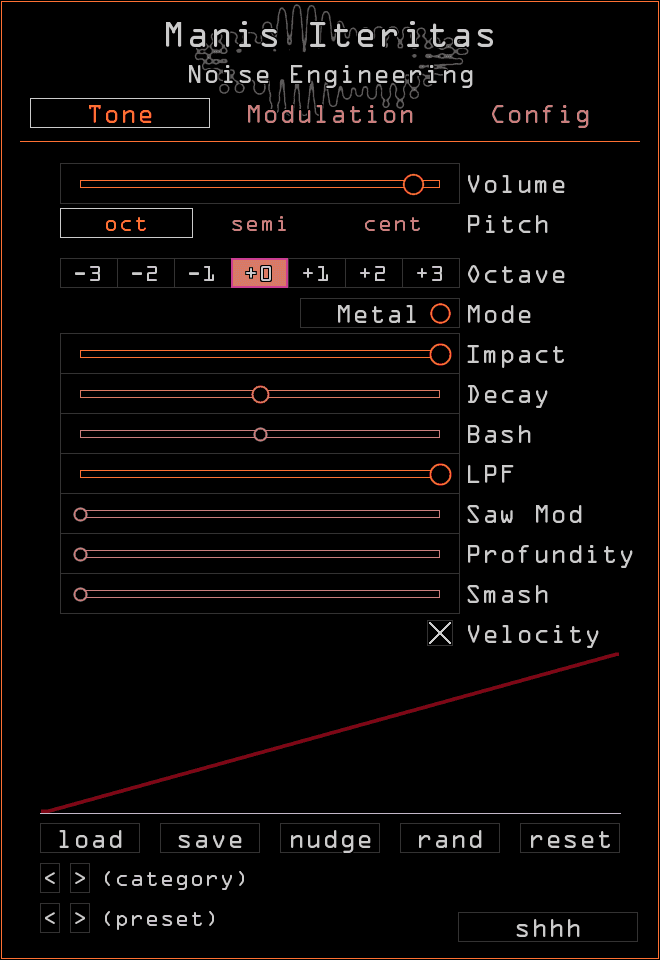 Manis Iteritas's interface